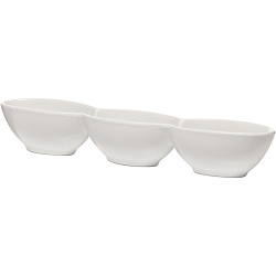 Менажница 3 секции 30х5,5см фарфор «Кунстверк» KUNSTWERK