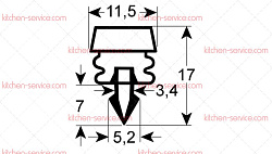 Уплотнитель изоляционный для HORECA-SELECT (HSC800-53)