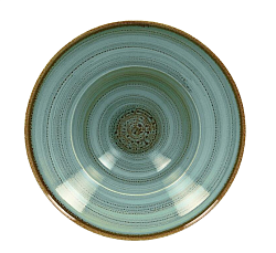 Тарелка глубокая 320 мл Twirl Lagoon RAK PORCELAIN