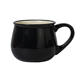 Кружка 350 мл черная Barista P.L. PROFF CUISINE