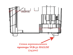 Сетка для вертикального куттера VCB-32 HALLDE (24300)