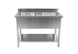 Ванна моечная с бортом VA-DSA240 VIATTO