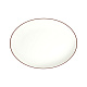 Тарелка овальная 33см Modest Brown ID Fine