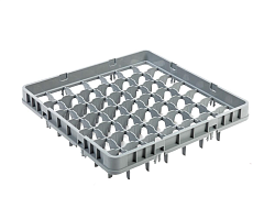 Секция дополнительная для кассеты 49 ячеек закрытая е1 500х500х120 мм серая NORMA