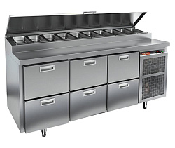 Стол для пиццы PZ1-222/GN (1/3H) HICOLD