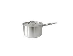 Сотейник нержавеющий 5 л 220х130 мм, индукция, тройное дно, с мерной шкалой ROAL