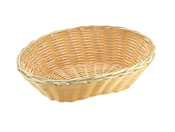 Корзина для хлеба плетеная овальная 23 см бежевая APS