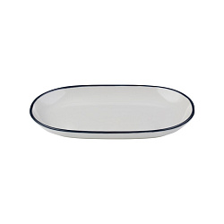 Блюдо овальное 33см Modest Navy ID Fine