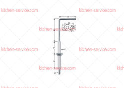 Электрод зажигания JOKER6.5х50 мм для печи (3020211)