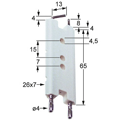 Электрод зажигания для RATIONAL (2068.0153)