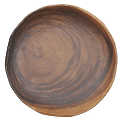 Блюдо 27,5x2,7 см круглое African Wood 2 пластик меламин P.L. PROFF CUISINE (F32011-TAI)