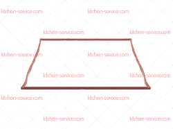 Уплотнитель двери 600x670 для печи (2111064)