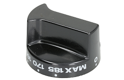 Ручка регулировочная черная 60 мм 140-185°C для GIORIK (2002909)