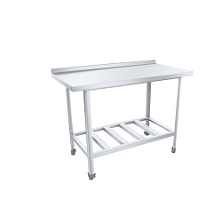 Стол разделочный с бортом СТАНДАРТ НК СРОб-112/7СНК ПИЩЕВЫЕ ТЕХНОЛОГИИ