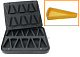 Форма для треугольных тарталеток DH Tartmatic Plate 44 KOCATEQ