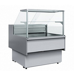 Витрина среднетемпературная GC110 VM 1,5-1 (с боковинами, динамика) (0011-9006) ПОЛЮС
