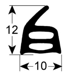 Уплотнитель дверной для GARBIN (GUA003)