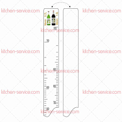 Линейка барная Monin (700 мл/1 л) P.L. PROFF CUISINE (81250164)