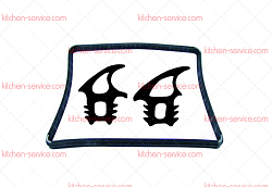 Уплотнитель дверцы 800x760 мм для печи (5028525)