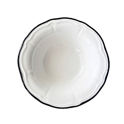 Салатник 16см 250мл Line Black 1972 BY ID FINE