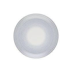 Тарелка 23см Harmony Blue ID Fine