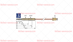 Термоэлемент M10x1 1500мм для JUNO (0H6253)