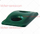 Крышка с отверстиями для бутылок для контейнеров Slim Jim RUBBERMAID (FG269288GRN)