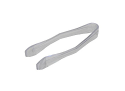 Щипцы для льда и сахара 12 см прозрачные поликарбонат MGprof