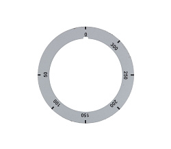 Маркировка регулировочной ручки термостат 50-300 C для AMBACH (5022914339)