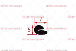 Уплотнитель 20 м для печи (3286038)