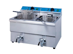 Фритюрница электрическая HEF-12L-2 с краном рестайлинг EKSI