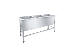 Ванна моечная 3 секции Стандарт НК ВМО3-700С304НК-М ПИЩЕВЫЕ ТЕХНОЛОГИИ