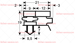 Уплотнитель изоляционный для AMITEK (R00111)