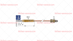Термоэлемент M8x1 850мм для JUNO (0K0652)