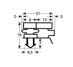 Уплотнитель изоляционный для AMITEK (R00113)