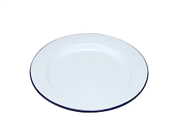 Тарелка 26х2.3 см Blue Rim эмалированная сталь SUNNEX (CEP2061)
