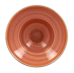 Тарелка глубокая 320 мл, 23х8 см Twirl Coral RAK PORCELAIN