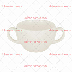 Бульонница с двумя ручками Barista 280 мл h6,3 см RAK PORCELAIN (116CS28)