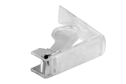 Зажим для скатерти прозрачный с липучкой/пружина MGprof (1738)