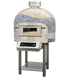 Печь для пиццы ротационная электрика FRV100 CUPOLA MOSAIC MORELLO FORNI