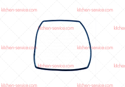 Уплотнитель дверной 420x260 мм для печи (3186474)