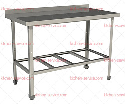 Стол производственный СП-15/7-БР-ЭК (с бортом) RESTOINOX