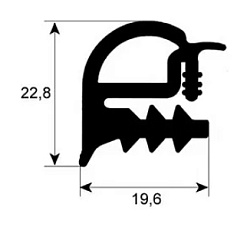 Уплотнение двери для RATIONAL (5105.1001)