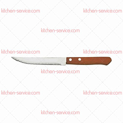 Нож для стейка 21 см набор 6 шт деревянная ручка P.L. PROFF CUISINE (LB-BC075)