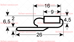 Уплотнитель изоляционный для BARTSCHER (038275)