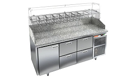 Стол для пиццы (камень) PZ3-122/GN HICOLD