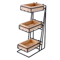 Подставка фуршетная горка 3 глубоких блюда SUNNEX (M029-5-UK)