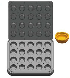 Форма для круглых тарталеток DH Tartmatic Plate 58 KOCATEQ