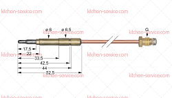 Термопары в комплекте для SAGI (33A0520)