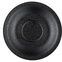 Блюдце 14/5,2 см фарфор «Кунстверк Блэк» KUNSTWERK